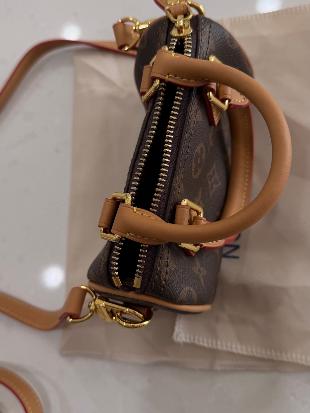 LV Speedy Nano Crossbody bag - Picture 7 of 9